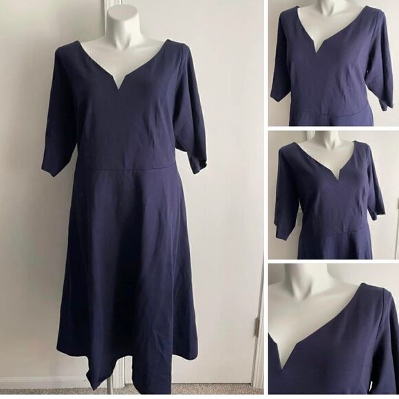 NWT Navy Dress by City Chic, Size XXL/24 - Picture 2 of 8